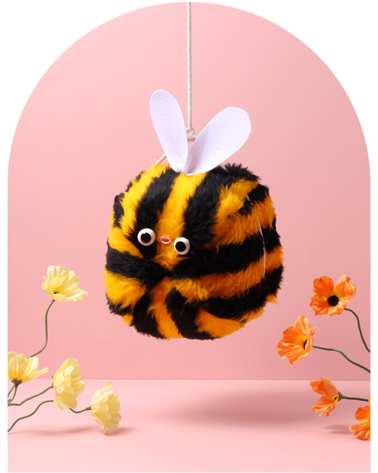 picture of a bee plushie